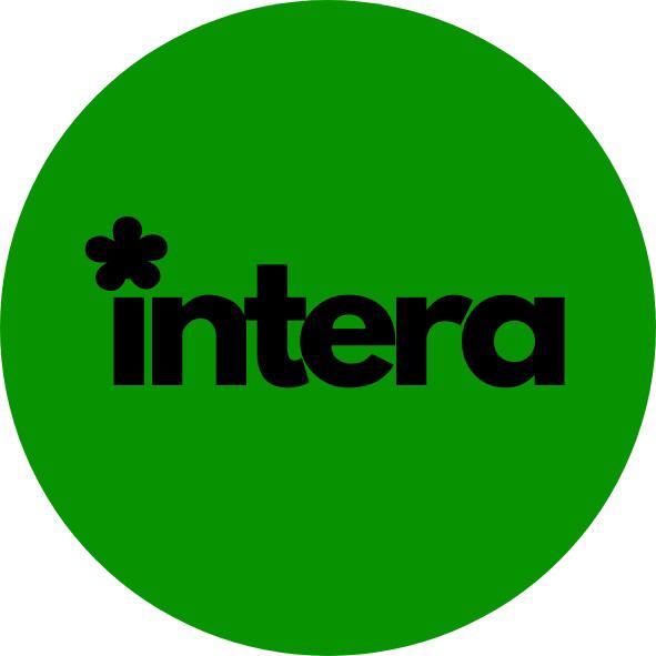 Logotipo da Intera dentro de um círculo verde